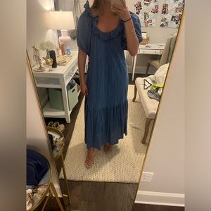 free people royal blue dress